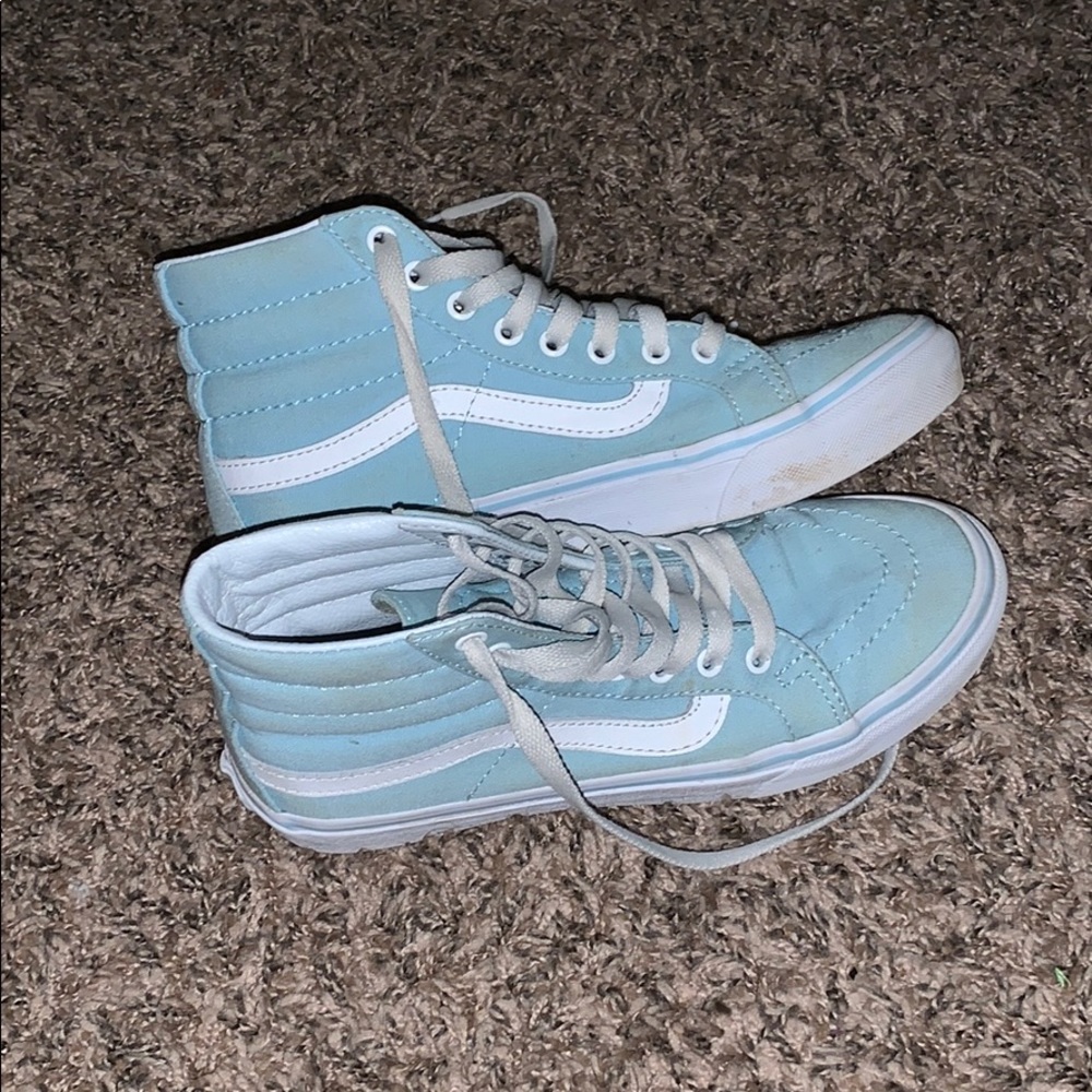 light blue vans
